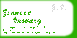 zsanett vasvary business card