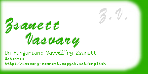 zsanett vasvary business card